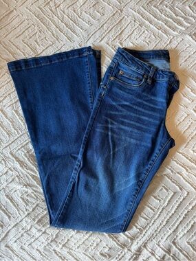 Underground Women's Dark Blue Wide Leg Jeans